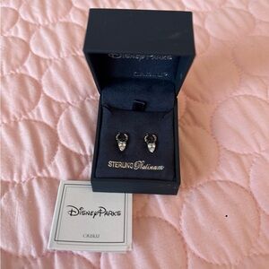 Disney Parks Sterling Platinum Earrings